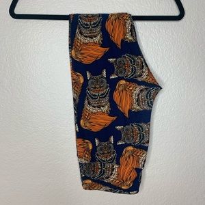 Cat Owl Printed Lularoe OS Leggings